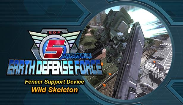 EARTH DEFENSE FORCE 5 - Fencer Support Device Wild Skeleton