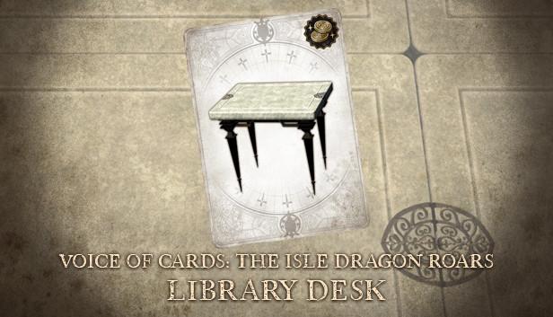Voice of Cards: The Isle Dragon Roars Library Desk