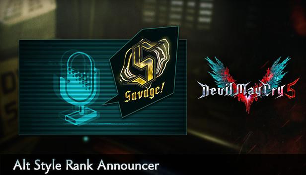 Devil May Cry 5 - Alt Style Rank Announcers