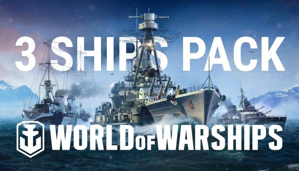 World of Warships — Three-ship pack