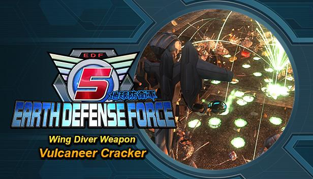 EARTH DEFENSE FORCE 5 - Wing Diver Weapon Vulcaneer Cracker
