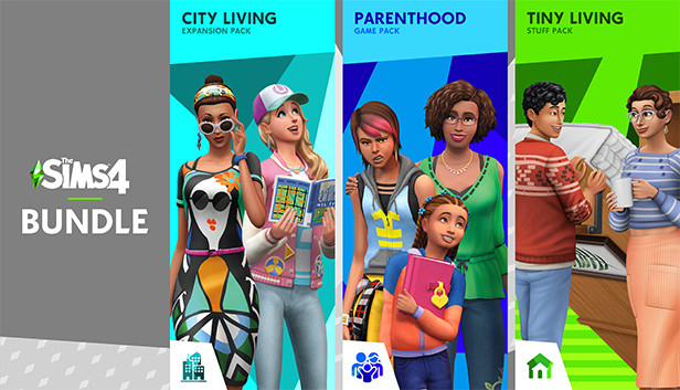 The Sims 4 Bundle - City Living + Parenthood + Tiny Living