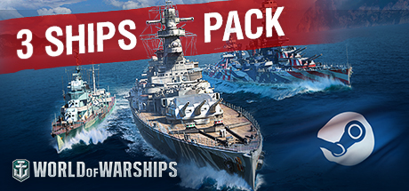 World of Warships — 3 Ships Pack