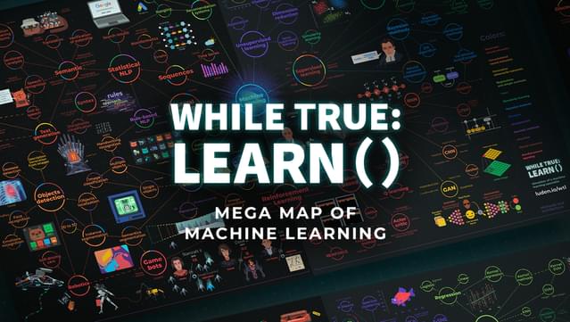 while True: learn() Mega Map of Machine Learning